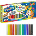 Plastelina szkolna Zestaw 12 kolorów BAMBINO St.Majewski