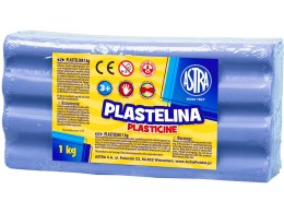 Plastelina szkolna dla dzieci 1kg błękitna 303111014 ASTRA