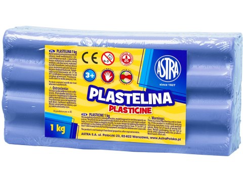 Plastelina szkolna dla dzieci 1kg błękitna 303111014 ASTRA Plastelina szkolna dla dzieci 1kg błękitna 303111014 ASTRA
