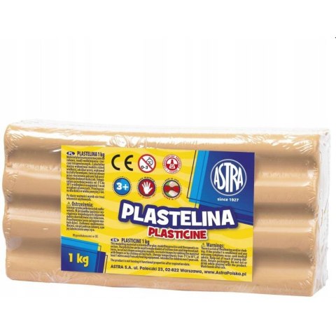 Plastelina szkolna dla dzieci 1kg cielista 303111003 ASTRA Plastelina szkolna dla dzieci 1kg cielista 303111003 ASTRA