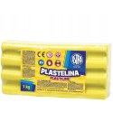 Plastelina szkolna dla dzieci 1kg cytrynowa żółta 303111004 ASTRA