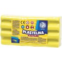Plastelina szkolna dla dzieci 1kg cytrynowa żółta 303111004 ASTRA
