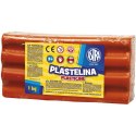 Plastelina szkolna dla dzieci 1kg czerwona 303111006 ASTRA