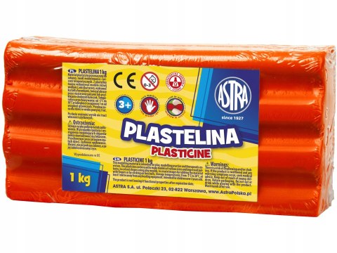 Plastelina szkolna dla dzieci 1kg czerwona 303111006 ASTRA Plastelina szkolna dla dzieci 1kg czerwona 303111006 ASTRA