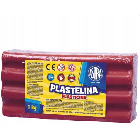 Plastelina szkolna dla dzieci 1kg różowa 303111008 ASTRA Plastelina szkolna dla dzieci 1kg różowa 303111008 ASTRA