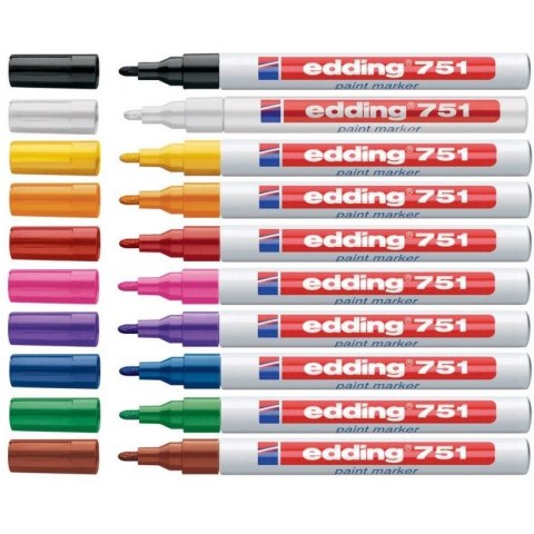 Marker lakierowy 1-2mm 751 niebieski okrągła końcówka 751/003/N EDDING Marker lakierowy 1-2mm 751 niebieski okrągła końcówka 751/003/N EDDING