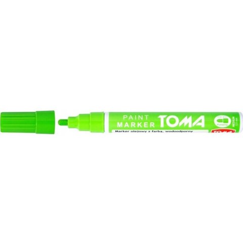 Marker olejowy TO-440 grubość 2.5mm jasnozielony TOMA Marker olejowy TO-440 grubość 2.5mm jasnozielony TOMA