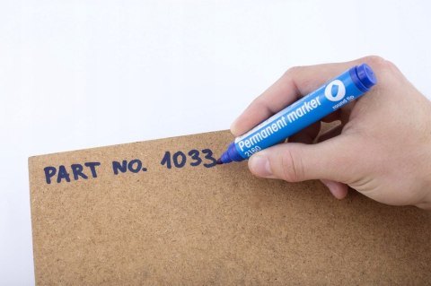 Marker permanentny 2160 niebieski okrągła końcówka 101113 D.RECT Marker permanentny 2160 niebieski okrągła końcówka 101113 D.RECT