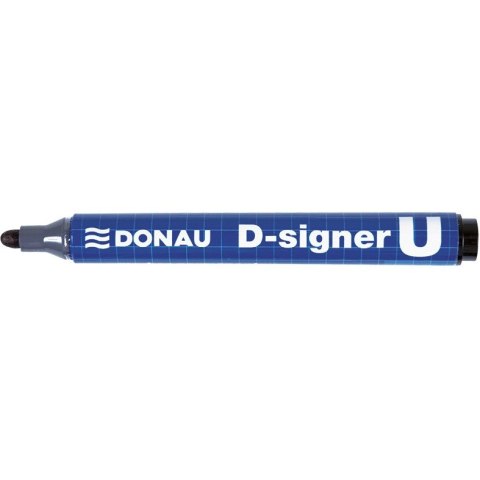 Marker permanentny D-SIGNER U czarny okrągła koncówka 2-4mm 737100 1-01PL DONAU Marker permanentny D-SIGNER U czarny okrągła koncówka 2-4mm 737100 1-01PL DONAU