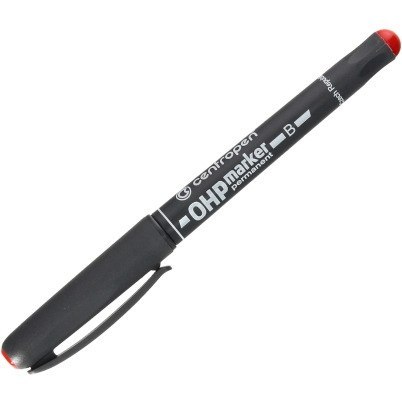 Marker permanentny OHP 1-3mm czerwony 2638 CENTROPEN Marker permanentny OHP 1-3mm czerwony 2638 CENTROPEN