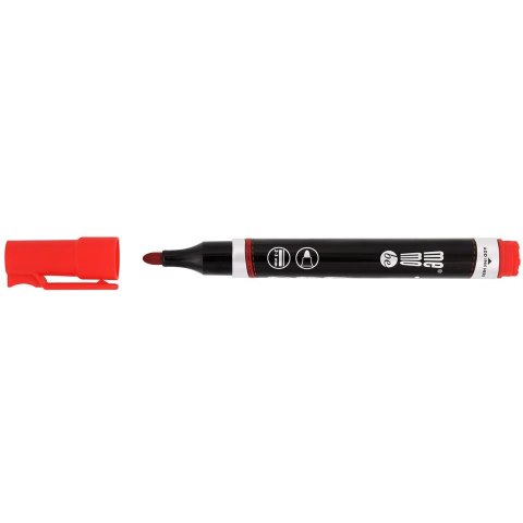 Marker permanentny czerwony okrągła końcówka MM022-05 MEMOBE Marker permanentny czerwony okrągła końcówka MM022-05 MEMOBE