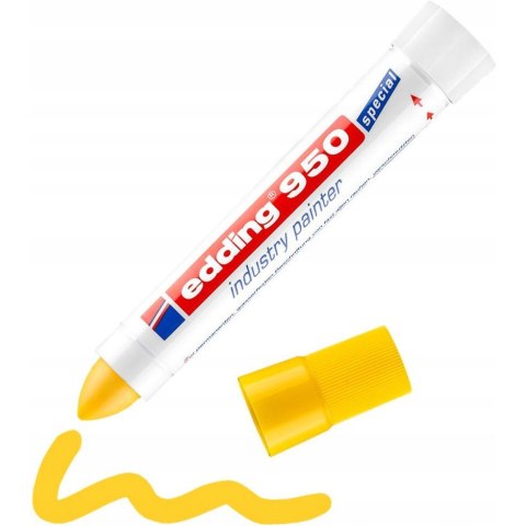 Marker przemysłowy farba w paście 950 żółty 10mm 950/005/Z ED EDDING Marker przemysłowy farba w paście 950 żółty 10mm 950/005/Z ED EDDING