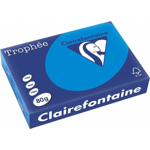 Papier ksero A4 80g TROPHEE 1781 intesywny błękit karaibski Papier ksero A4 80g TROPHEE 1781 intesywny błękit karaibski