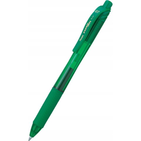 Pióro kulkowe PENTEL BL107 0.7mm zielone z tuszem żelowym Pióro kulkowe PENTEL BL107 0.7mm zielone z tuszem żelowym