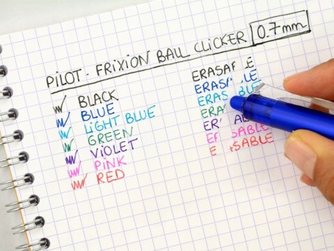 Pióro kulkowe PILOT FRIXION CLICKER czerwone PIBLRT-FR7-R Pióro kulkowe PILOT FRIXION CLICKER czerwone PIBLRT-FR7-R