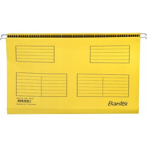Teczka zawieszana na dokumenty STANDARD żółta 100331433 BANTEX Teczka zawieszana na dokumenty STANDARD żółta 100331433 BANTEX