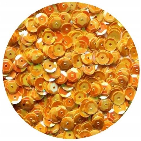 Cekiny tęczowe 6mm żółte 10g. T120 BREWIS Cekiny tęczowe 6mm żółte 10g. T120 BREWIS