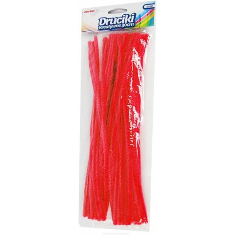 Druciki kreatywne dr07 czerwone 30cm(40) BREWIS Druciki kreatywne dr07 czerwone 30cm(40) BREWIS