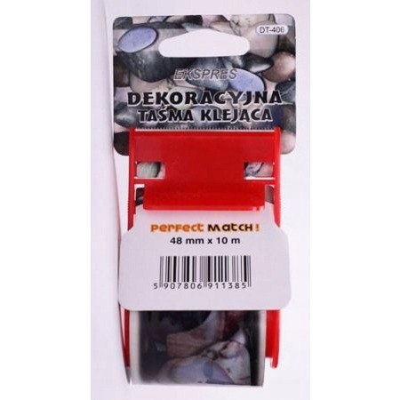 Taśma dekoracyjna KAMIENIE 48mmx10m DT-406 DTA 48001-7 Taśma dekoracyjna KAMIENIE 48mmx10m DT-406 DTA 48001-7