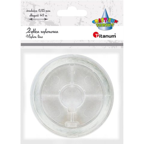 Żyłka nylonowa 0,35mm 40m 363625 TITANUM Żyłka nylonowa 0,35mm 40m 363625 TITANUM