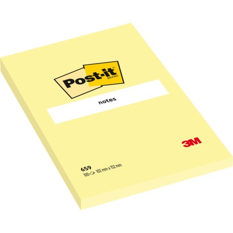 Bloczek samoprzylepny 102x152mm 100k żółty POST-IT 659 FT510010612 3M Bloczek samoprzylepny 102x152mm 100k żółty POST-IT 659 FT510010612 3M