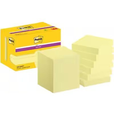 Bloczek samoprzylepny 47,6x47,6mm 90k żółty (12szt) POST-IT Super Sticky 100% PEFC CH18/0914 Bloczek samoprzylepny 47,6x47,6mm 90k żółty (12szt) POST-IT Super Sticky 100% PEFC CH18/0914