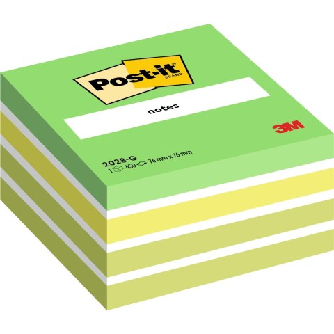 Bloczek samoprzylepny 76x76mm 400k niebiesko-zielony POST-IT 2028-NB FT510093253 3M Bloczek samoprzylepny 76x76mm 400k niebiesko-zielony POST-IT 2028-NB FT510093253 3M