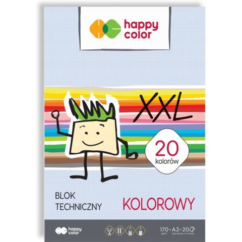 Blok techniczny kolor A3 20k 170g HA 3717 3040-09 HAPPY COLOR Blok techniczny kolor A3 20k 170g HA 3717 3040-09 HAPPY COLOR