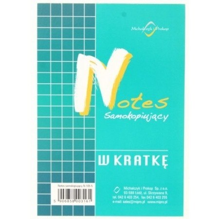 N-105-5 Notes A-6 kratka samokopiujący N-105-5 Notes A-6 kratka samokopiujący