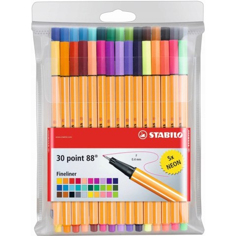 Cienkopis STABILO point 88 komplet 30szt 8830-1 Cienkopis STABILO point 88 komplet 30szt 8830-1