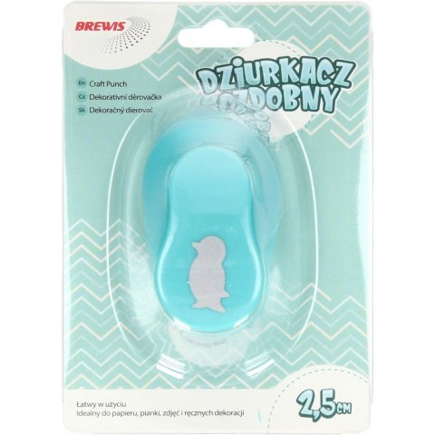 Dziurkacz ozdobny 2,5cm PINGWIN D25-70 BREWIS Dziurkacz ozdobny 2,5cm PINGWIN D25-70 BREWIS