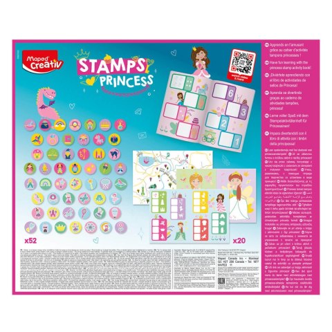 Kolorowe Stempelki Świat Księżniczek Creativ 907072 MAPED Kolorowe Stempelki Świat Księżniczek Creativ 907072 MAPED