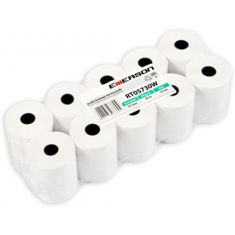 Rolki termiczne 38x20m 10szt EMERSON rt03820wkbpaf BPA FREE bez bisfenolu Rolki termiczne 38x20m 10szt EMERSON rt03820wkbpaf BPA FREE bez bisfenolu