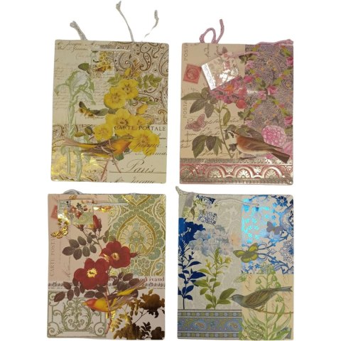 Torebka ozdobna złocona 26x32x12.5cm ROZETTE Torebka ozdobna złocona 26x32x12.5cm ROZETTE