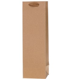 Torebka prezentowa 11x36x10cm Lux Kraft Q na butelkę ROZETTE