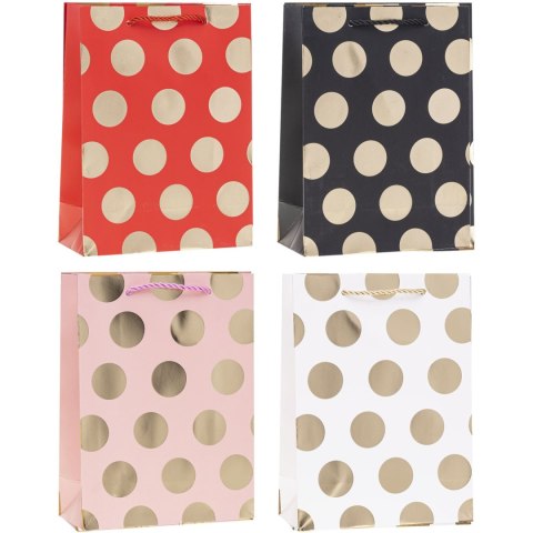 Torebka prezentowa 18x24x8cm TG-23099-HS-A5 ROZETTE Torebka prezentowa 18x24x8cm TG-23099-HS-A5 ROZETTE