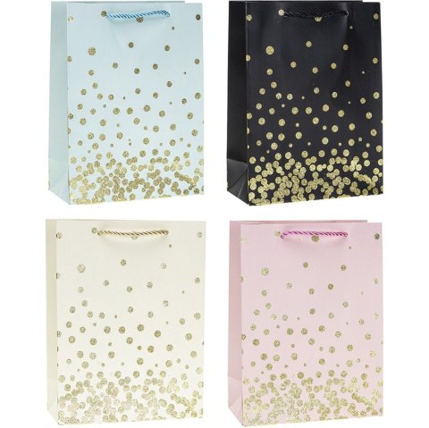 Torebka prezentowa 18x24x8cm TG-23134-HS-A5 ROZETTE Torebka prezentowa 18x24x8cm TG-23134-HS-A5 ROZETTE