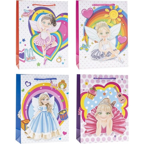 Torebka prezentowa 26x32x10cm TD-23121-3D-A4 ROZETTE Torebka prezentowa 26x32x10cm TD-23121-3D-A4 ROZETTE