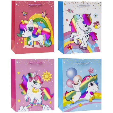 Torebka prezentowa 26x32x10cm TD-23183-3D-A4 ROZETTE Torebka prezentowa 26x32x10cm TD-23183-3D-A4 ROZETTE