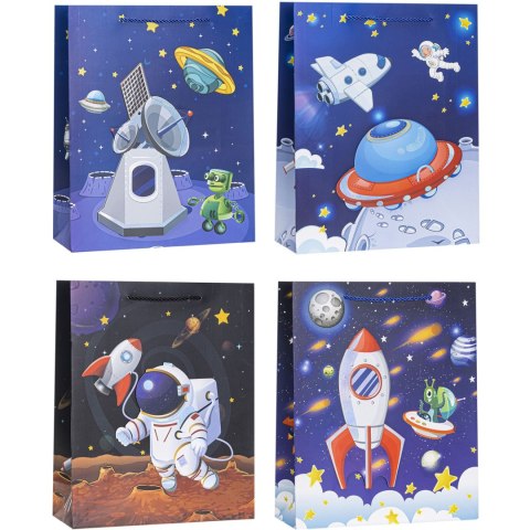 Torebka prezentowa 26x32x10cm TD-24028-3D-A4 ROZETTE Torebka prezentowa 26x32x10cm TD-24028-3D-A4 ROZETTE