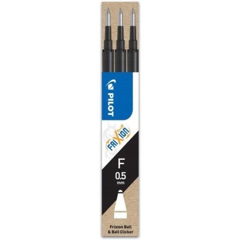 Wkład FRIXION CLIKER 0,5mm czarny (3szt) PIBLS-FR5-B-S2-E PILOT Wkład FRIXION CLIKER 0,5mm czarny (3szt) PIBLS-FR5-B-S2-E PILOT