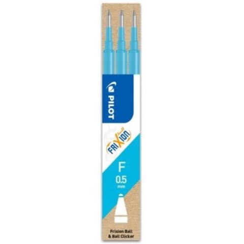 Wkład FRIXION CLIKER 0,5mm lazurowy (3szt) PIBLS-FR5-LB-S3-E PILOT Wkład FRIXION CLIKER 0,5mm lazurowy (3szt) PIBLS-FR5-LB-S3-E PILOT