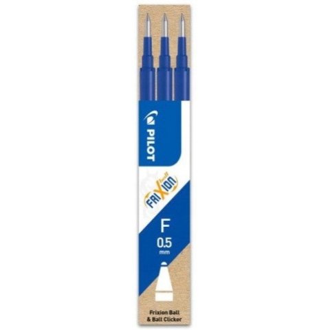 Wkład FRIXION CLIKER 0,5mm niebieski (3szt) PIBLS-FR5-L-S3-E PILOT Wkład FRIXION CLIKER 0,5mm niebieski (3szt) PIBLS-FR5-L-S3-E PILOT