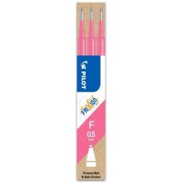 Wkład FRIXION CLIKER 0,5mm różowy (3szt) PIBLS-FR5-P-S3-E PILOT