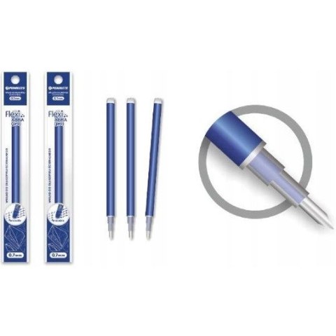 Wkład do długopisu ścieralnego FLEXI ABRA PRO 0.7mm niebieski TT7897 Wkład do długopisu ścieralnego FLEXI ABRA PRO 0.7mm niebieski TT7897