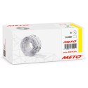 Etykiety cenowe w rolce do metkownicy jednorzędowej 22x12 mm, (6 sztuk) białe faliste, usuwalny klej METO M30014354