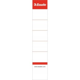Etykiety grzbietowe do segregatorów 50mm (szerokość 38mm) białe 10sztuk 810811 ESSELTE
