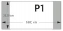 Okładki na książki i zeszyty do muzyki P1 pozioma 25 sztuk 20,3x53,8cm OZK-33 BIURFOL