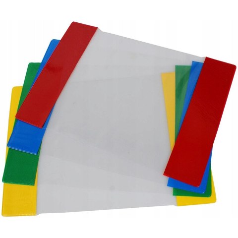 Okładki na zeszyty szkolne A5 kolorowe 50 sztuk 21,2x30,3cm OZK-01 BIURFOL Okładki na zeszyty szkolne A5 kolorowe 50 sztuk 21,2x30,3cm OZK-01 BIURFOL