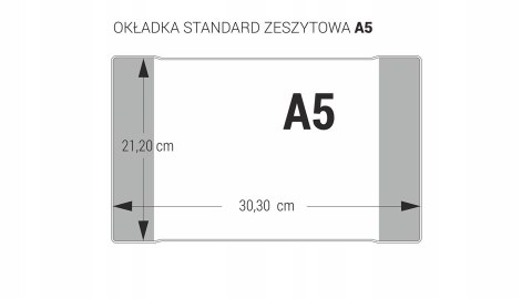 Okładki na zeszyty szkolne A5 kolorowe 50 sztuk 21,2x30,3cm OZK-01 BIURFOL Okładki na zeszyty szkolne A5 kolorowe 50 sztuk 21,2x30,3cm OZK-01 BIURFOL